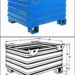 Stackable container - container stapelbaar - Stapelbehälter