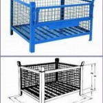 Lattice pallet  -  Gitterbox   - Gitterbehälter 